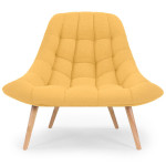 Paris Prix Lot De 2 Fauteuils Scandinaves "Johan" 86cm Jaune