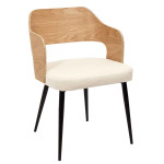 Paris Prix Lot De 2 Fauteuils Scandinaves "Loki" 76cm Blanc