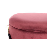 Paris Prix Lot De 2 Poufs & Coffres De Rangement "Arabella" 44cm Rouge