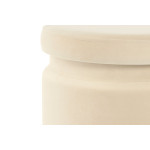 Paris Prix Lot De 2 Poufs & Coffres De Rangement "Zora" 44cm Ivoire & Taupe