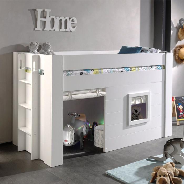 Paris Prix Lot De 2 Rideaux Pour Lit Enfant Cabane "Noah" Beige