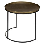 Paris Prix Lot De 2 Tables à Café Design "Basile" 56cm Or