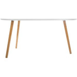 Paris Prix Lot De 2 Tables à Café En Bois "Mileo" 98cm Blanc