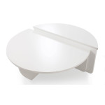 Paris Prix Lot De 2 Tables Basses Design "Armango" 90cm Blanc