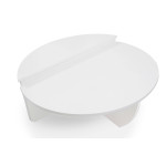 Paris Prix Lot De 2 Tables Basses Design "Armango" 90cm Blanc