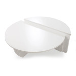 paris prix Lot de 2 Tables Basses Design "Armango" 90cm Blanc