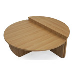 Paris Prix Lot De 2 Tables Basses Design "Armango" 90cm Chêne Clair