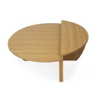 Paris Prix Lot De 2 Tables Basses Design "Armango" 90cm Chêne Clair
