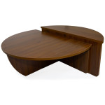 Paris Prix Lot De 2 Tables Basses Design "Armango" 90cm Noisette