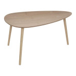 Paris Prix Lot De 2 Tables Basses Gigognes "Mileo" 98cm Beige
