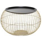 Paris Prix Lot De 2 Tables D'Appoint Design "Alya" 66cm Or