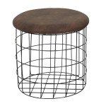 Paris Prix Lot De 2 Tables D'Appoint Gigognes "Aude" 38cm Marron