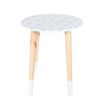 Paris Prix Lot De 2 Tables Enfant "Flocon" 48cm Blanc & Beige