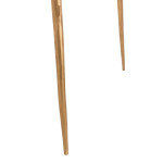 Paris Prix Lot De 2 Tables Gigognes "Lolita" 56cm Or & Blanc
