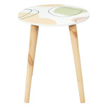 Paris Prix Lot De 2 Tables Gigognes "Poésie" 48cm Multicolore