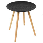 Paris Prix Lot De 2 Tables Gigognes "Relief" 49cm Noir