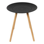 Paris Prix Lot De 2 Tables Gigognes "Relief" 49cm Noir