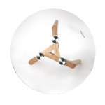 Paris Prix Lot De 2 Tables Gigognes "Trempé" 50cm Transparent