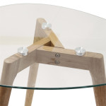 Paris Prix Lot De 2 Tables Gigognes "Trempé" 60cm Transparent