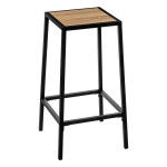 Paris Prix Lot De 2 Tabourets De Bar "Aliaj" 71cm Noir