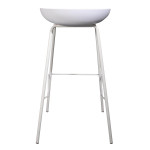 Paris Prix Lot De 2 Tabourets De Bar "Hella" 84cm Blanc