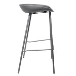 Paris Prix Lot De 2 Tabourets De Bar "Hella" 84cm Gris
