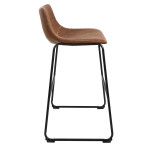 Paris Prix Lot De 2 Tabourets De Bar "Indus" 93cm Marron