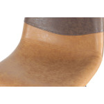 Paris Prix Lot De 2 Tabourets De Bar "Kylie" 103cm Marron & Noir