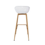 Paris Prix Lot De 2 Tabourets De Bar "Malaga" 88cm Blanc