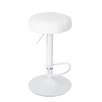Paris Prix Lot De 2 Tabourets De Bar "Mumford" 63-83cm Blanc