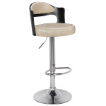 Paris Prix Lot De 2 Tabourets De Bar "Omina" 90-110cm Crème