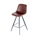 Paris Prix Lot De 2 Tabourets De Bar "Samantha" 102cm Marron & Noir