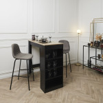 Paris Prix Lot De 2 Tabourets De Bar Velours "Giulia" 100cm Gris