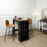 Paris Prix Lot De 2 Tabourets De Bar Velours "Giulia" 100cm Jaune