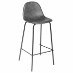 Paris Prix Lot De 2 Tabourets De Bar "Vladi" 95cm Gris