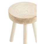 Paris Prix Lot De 2 Tabourets En Bois "Jenny" 56cm Blanc