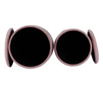 Paris Prix Lot De 2 Tabourets "Zora" 44cm Vieux Rose & Or