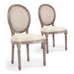 paris prix Lot de 20 Chaises Médaillon "Versailles" 96cm Beige