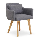 paris prix Lot de 20 Fauteuils Design "Alan" 70cm Gris Clair