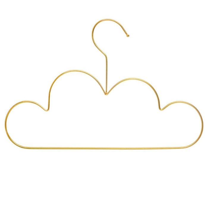 Paris Prix Lot De 3 Cintres Pour Enfant "Nuage" 30cm Or