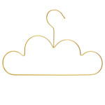 paris prix Lot de 3 Cintres pour Enfant "Nuage" 30cm Or