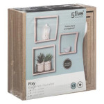 Paris Prix Lot De 3 Étagères Murales "Cube" 30cm Naturel