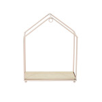 Paris Prix Lot De 3 Étagères Murales "Maison" 28cm Rose