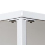 Paris Prix Lot De 3 Sellettes Gigognes "Métal" 90cm Blanc