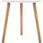 Paris Prix Lot De 3 Tables à Café Gigognes "Mileo" 60cm Blanc