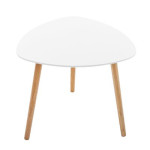 Paris Prix Lot De 3 Tables à Café Gigognes "Mileo" 60cm Blanc