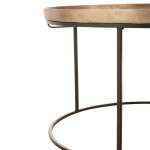 Paris Prix Lot De 3 Tables Basses Gigognes "Bano" 80cm Rouille