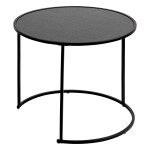 Paris Prix Lot De 3 Tables D'Appoint Gigognes "Noan" 54cm Noir