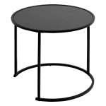 Paris Prix Lot De 3 Tables D'Appoint Gigognes "Noan" 54cm Noir