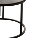 Paris Prix Lot De 3 Tables Gigognes "Oxidize" 80cm Noir